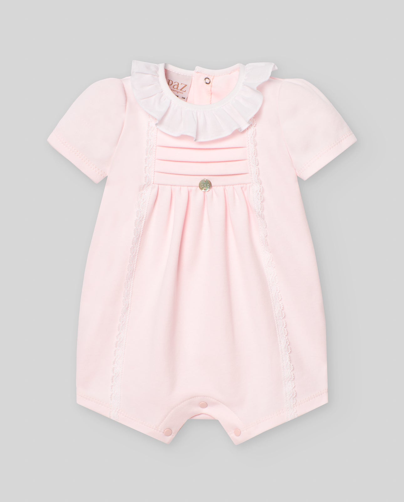 Pelele rosa "INTERLOCK"