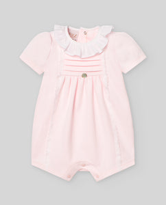 Pelele rosa "INTERLOCK"