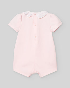 Pelele rosa "INTERLOCK"