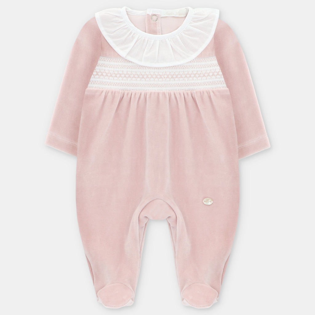 Pelele Terciopelo Smock Niña