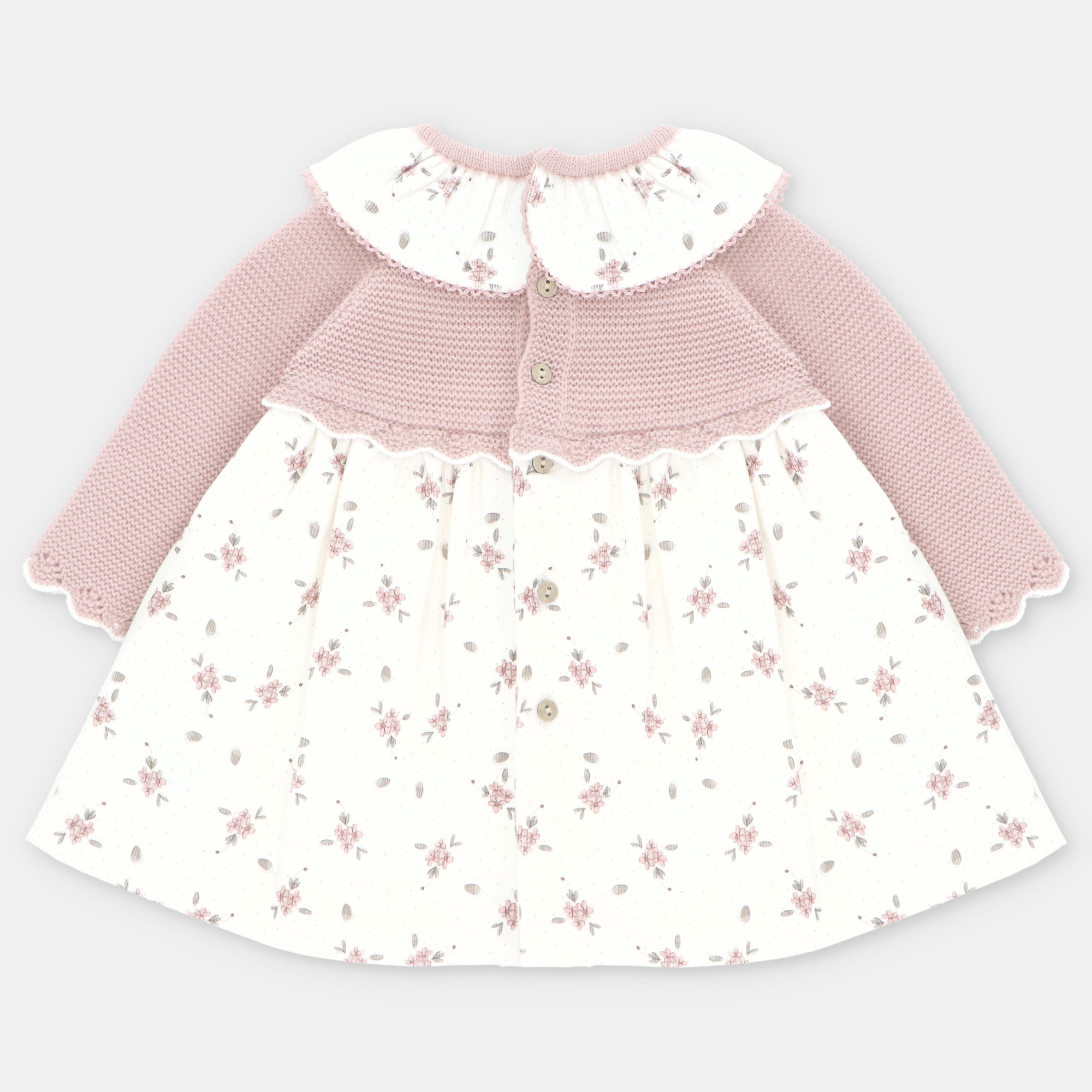 Vestido Punto y Tela Niña Cardiff