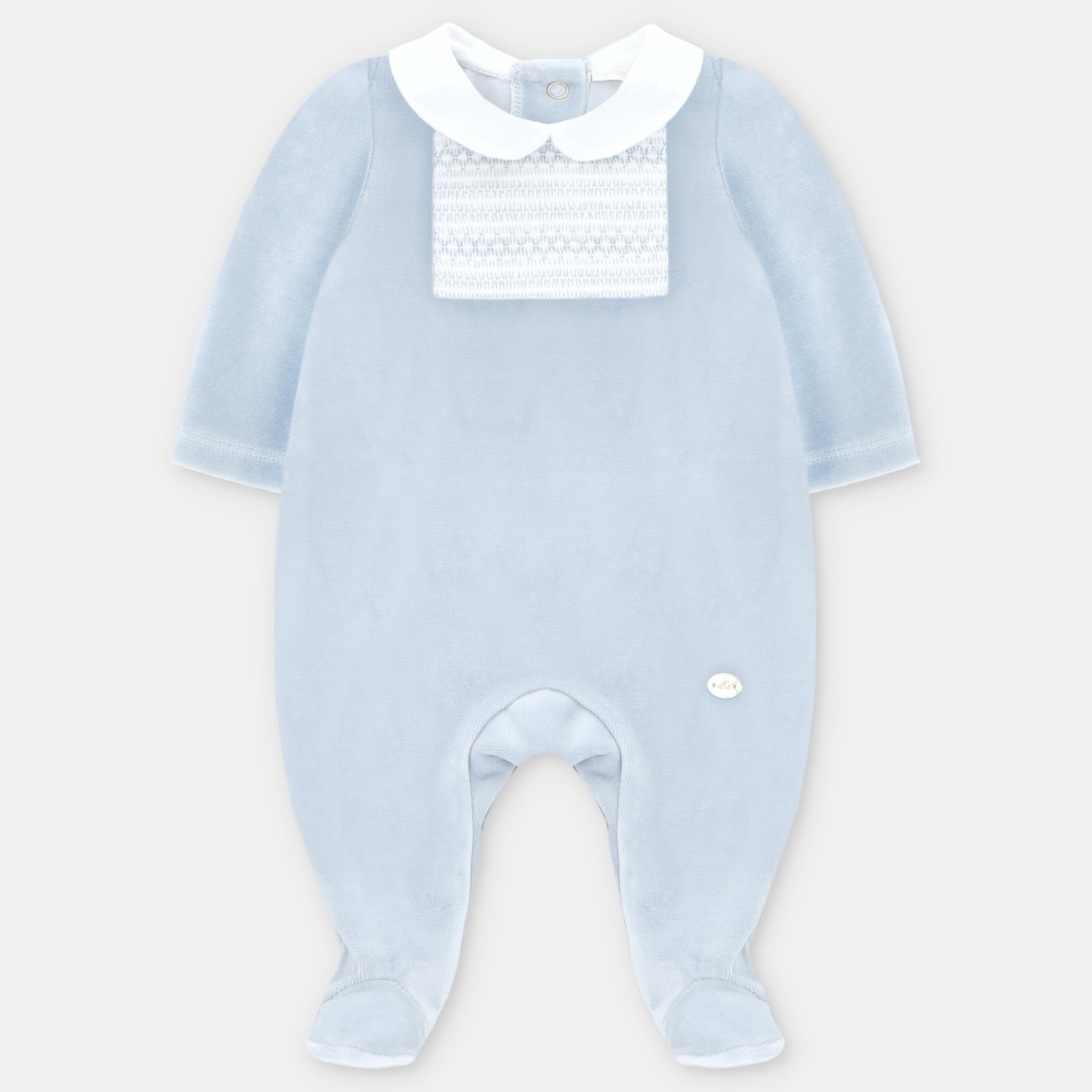 Pelele Terciopelo Smock Niño