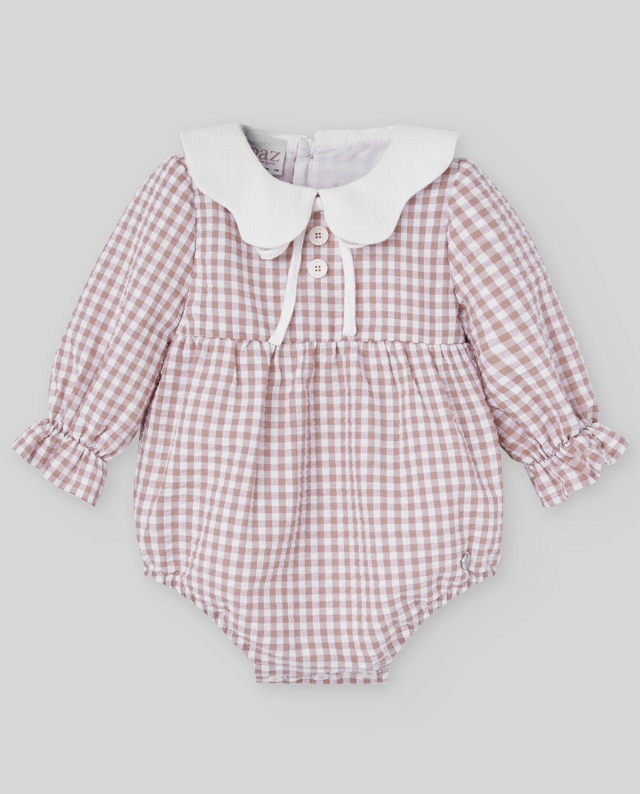 Pelele Corto Cuadro "Setitas"