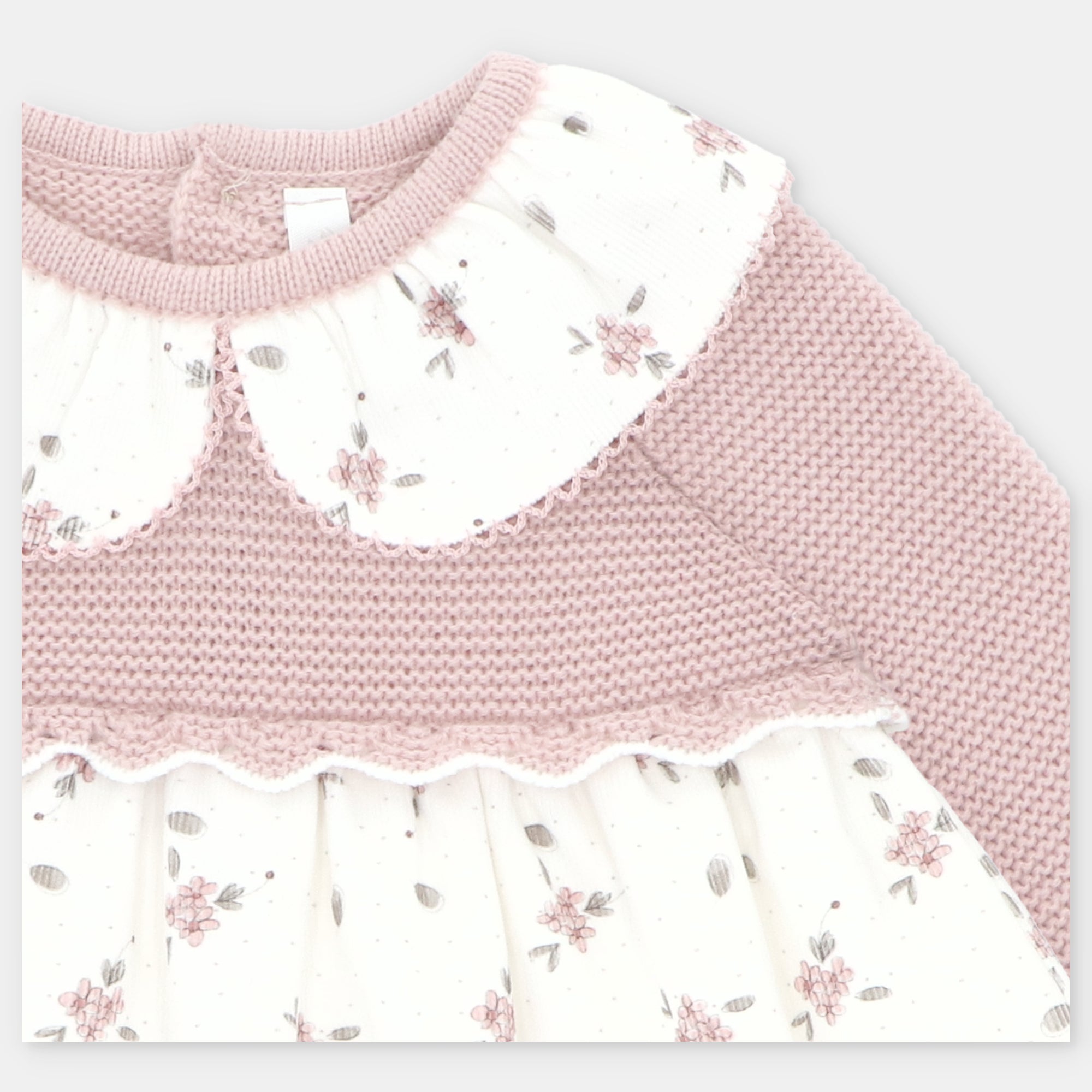 Vestido Punto y Tela Niña Cardiff