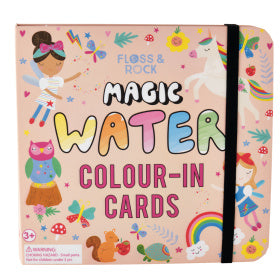 Tarjetas Mágicas Reutilizables Pinta con Agua, Hadas & Arcoíris