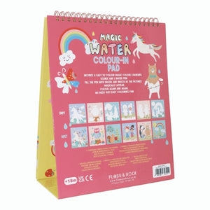 Libreta Mágica Reutilizable Pinta con Agua, Hadas & Arcoiris