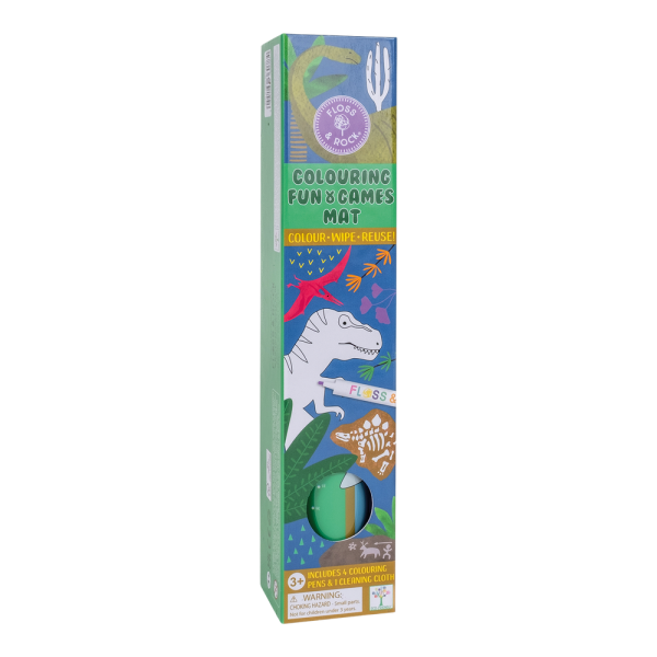 Tapete Reutilizable para Colorear - Dinosaurios