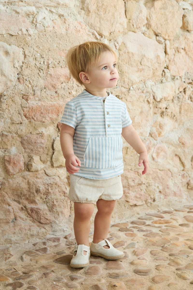 Conjunto Azul & Beige Capri