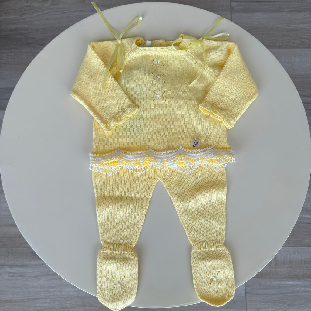 Conjunto Bebé Amarillo "Petra"