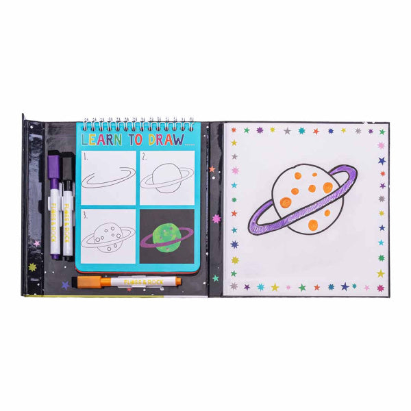 Libreta, Aprendiendo a Dibujar Reutilizable "El Espacio"