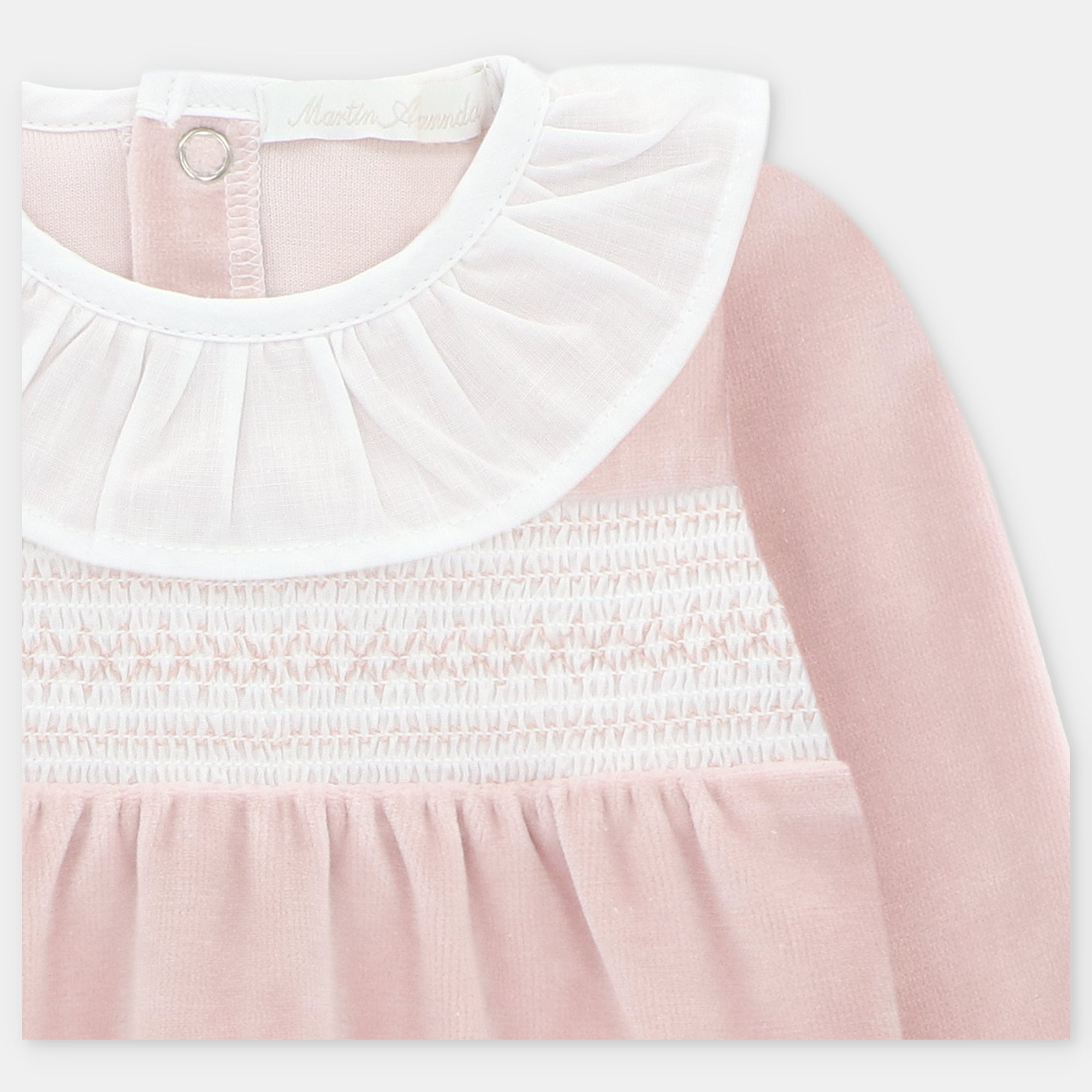 Pelele Terciopelo Smock Niña