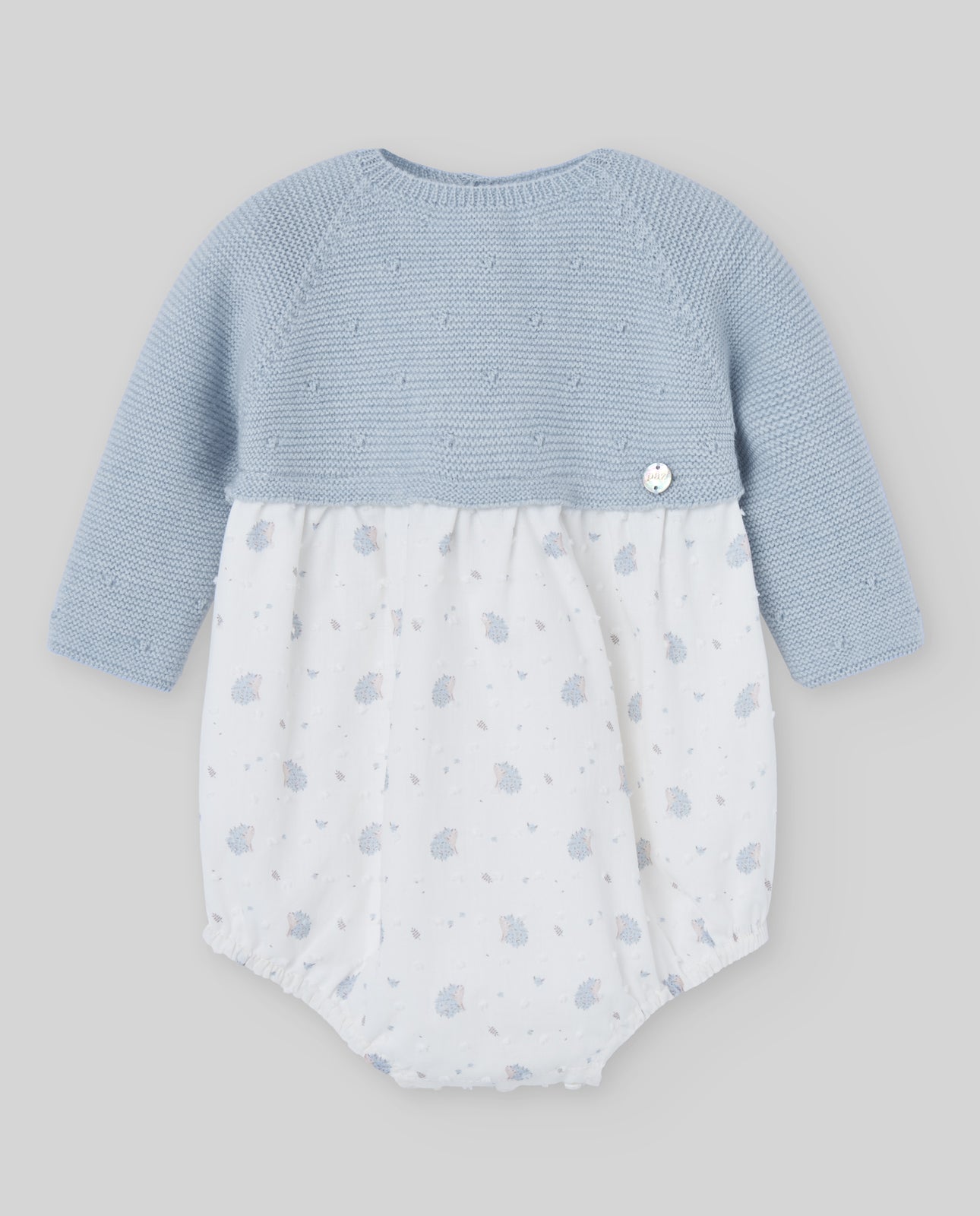 Pelele Mixto "Erizos" Azul