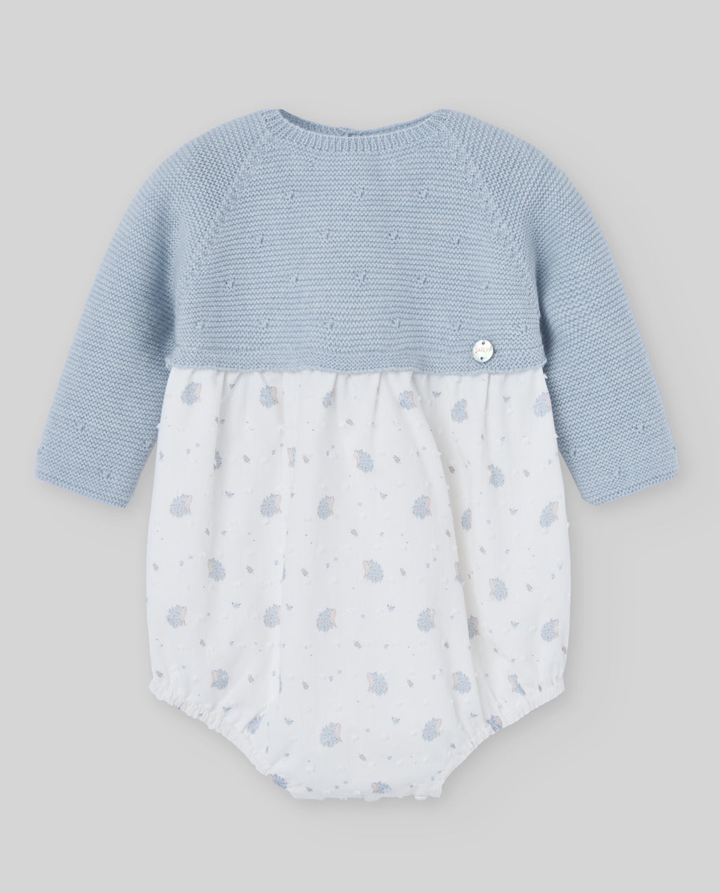 Pelele Mixto "Erizos" Azul