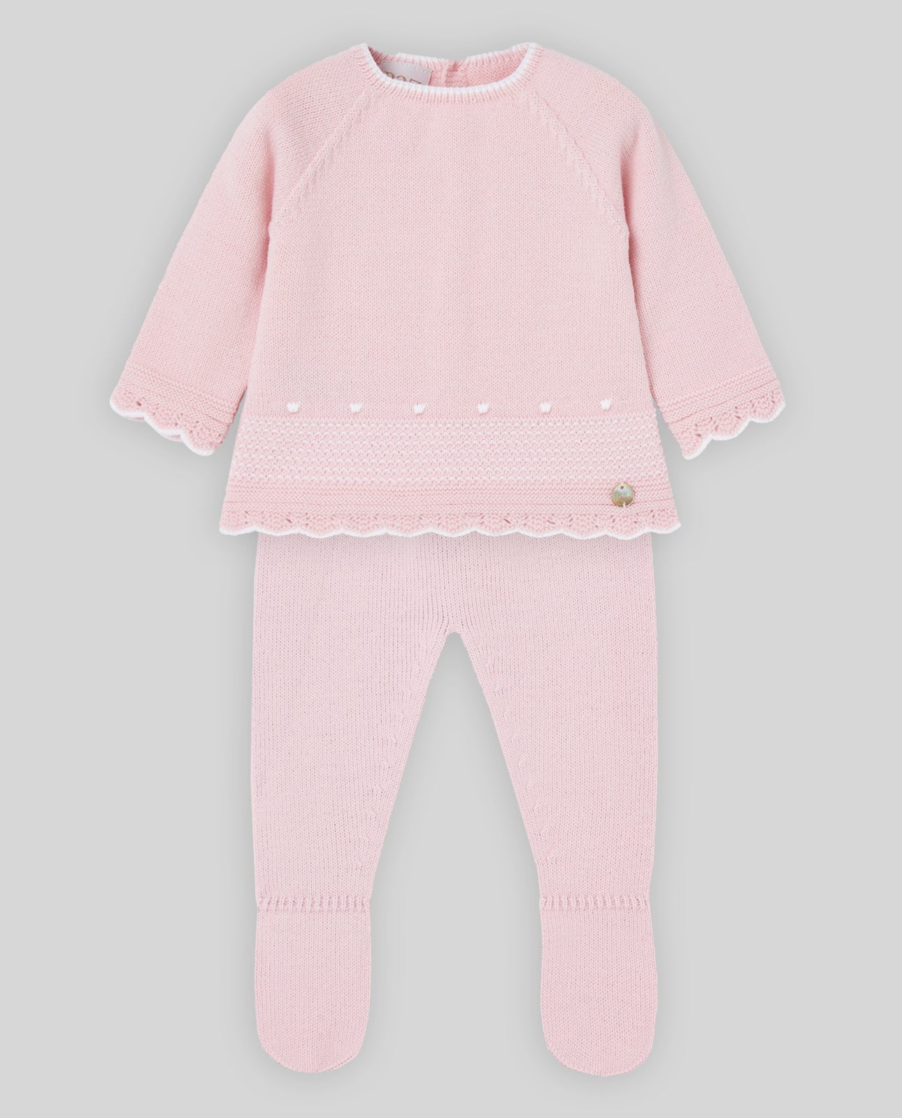 Conjunto Jubón + Polaina "Regalo" Rosa