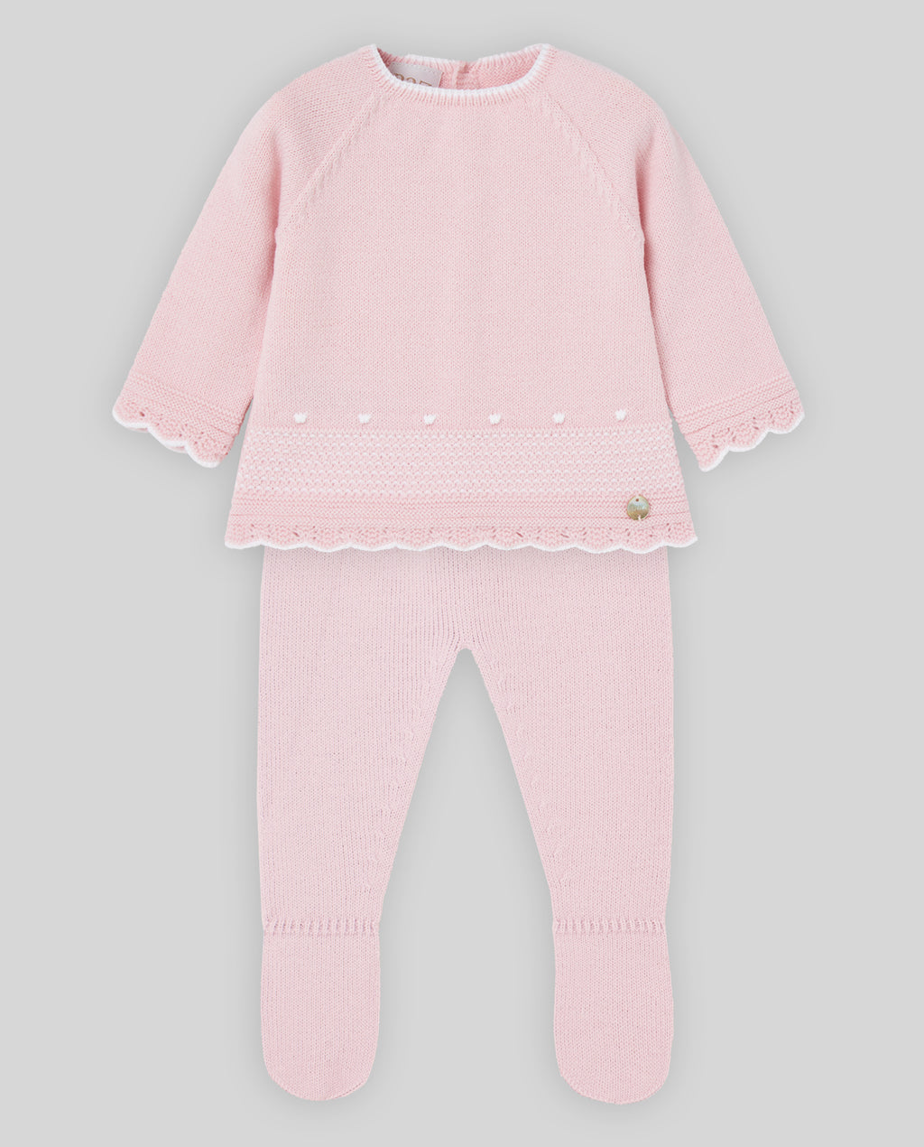 Conjunto Jubón + Polaina "Regalo" Rosa