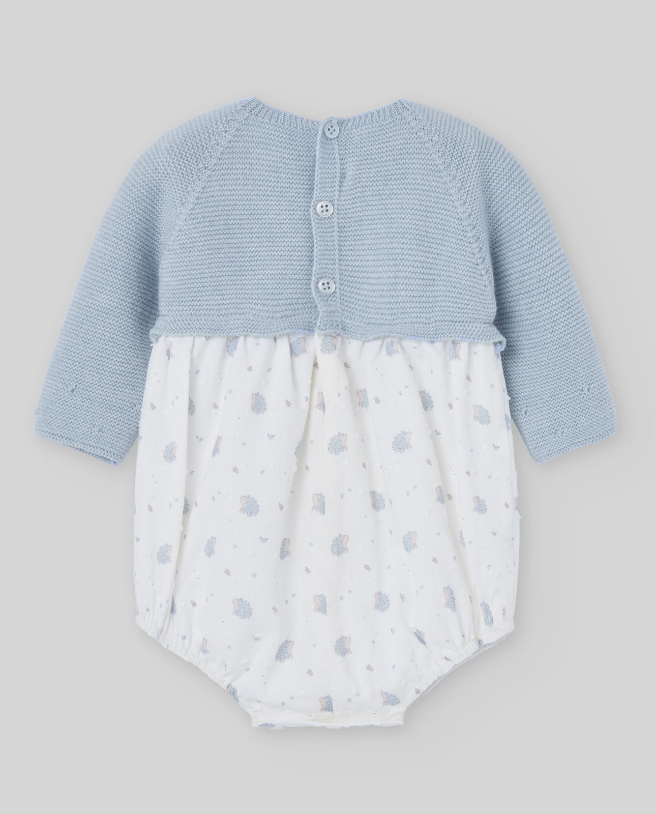 Pelele Mixto "Erizos" Azul