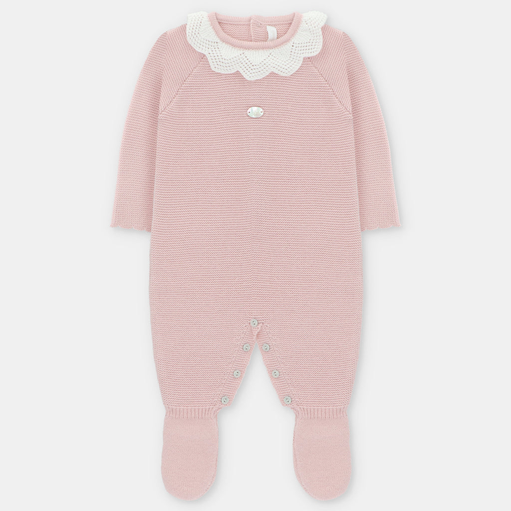 Pelele Punto Leeds Rosa Empolvado