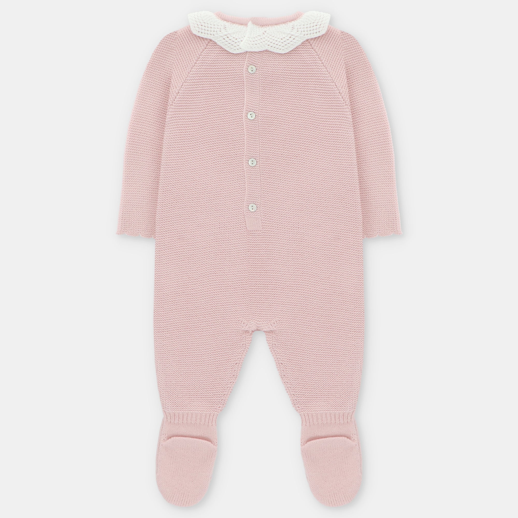 Pelele Punto Leeds Rosa Empolvado