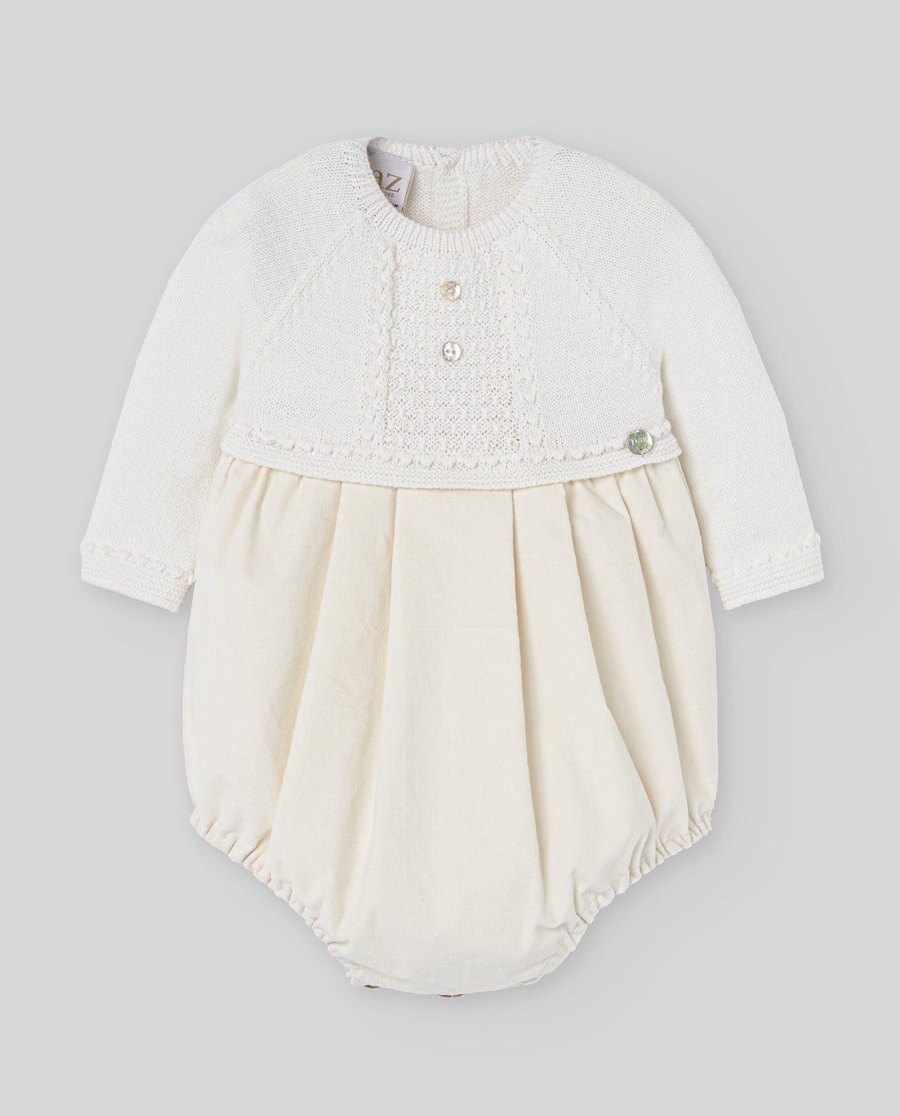 Pelele Terciopelo Mixto "PazOI25"