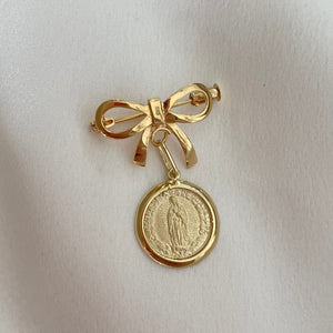 Medalla Virgen Mini 14K