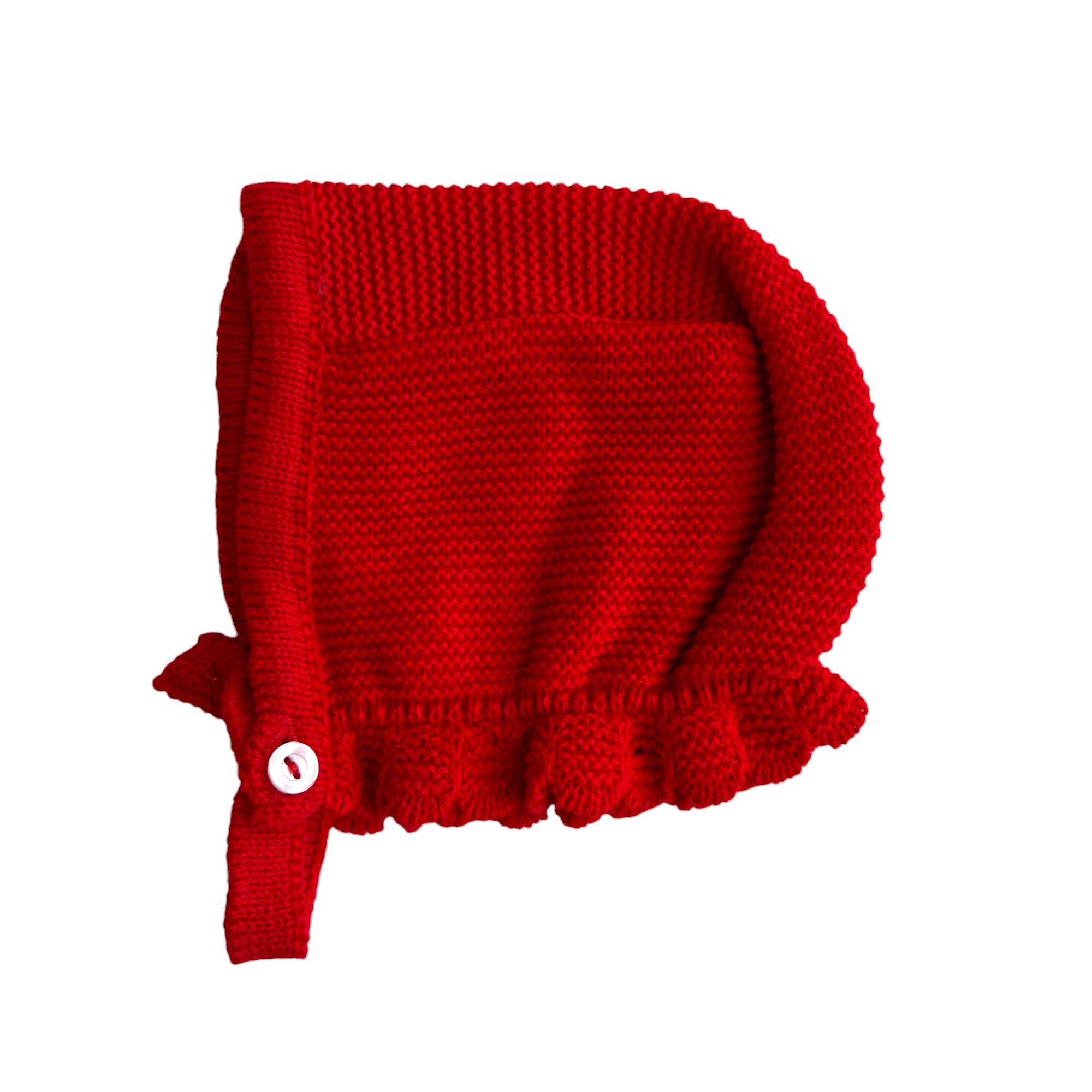 Vestido Mixto Abetos Rojo con Gorro