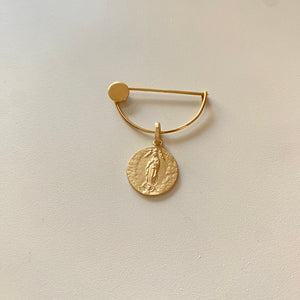 Medalla Virgen Mate 14K