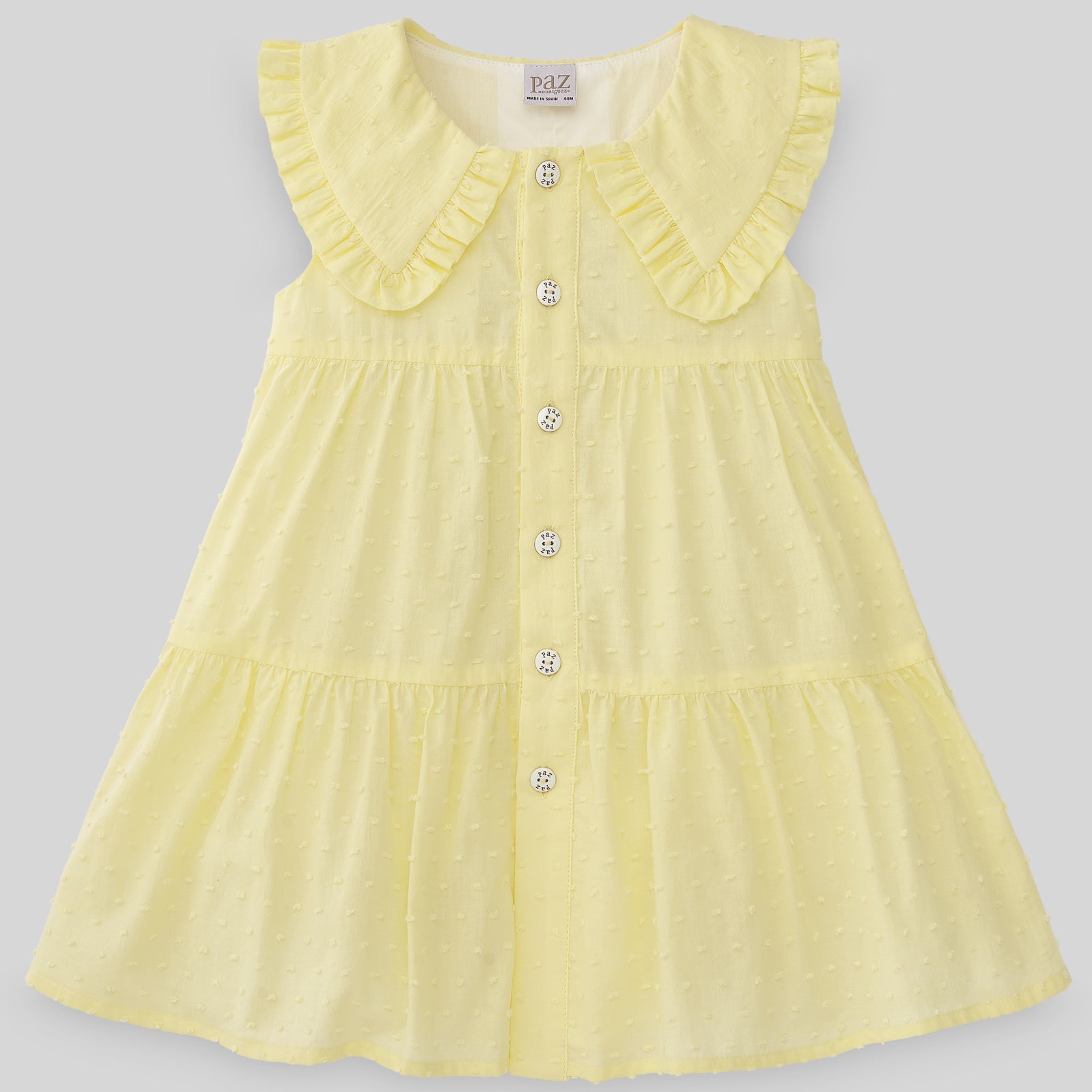 Vestido Infantil Amarillo "BICICLETAS"