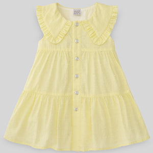 Vestido Infantil Amarillo "BICICLETAS"